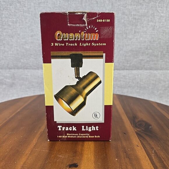 Quantus Lighting 3 Wire Track Light‎ System Pinhole Style Bronze Finish - Picture 1 of 6